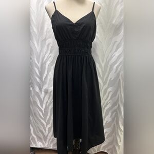 Elegant Black Spaghetti Strap Dress